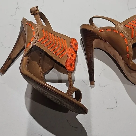 Tory Burch Caylon toe ring sandal 7.5 - Picture 6 of 9